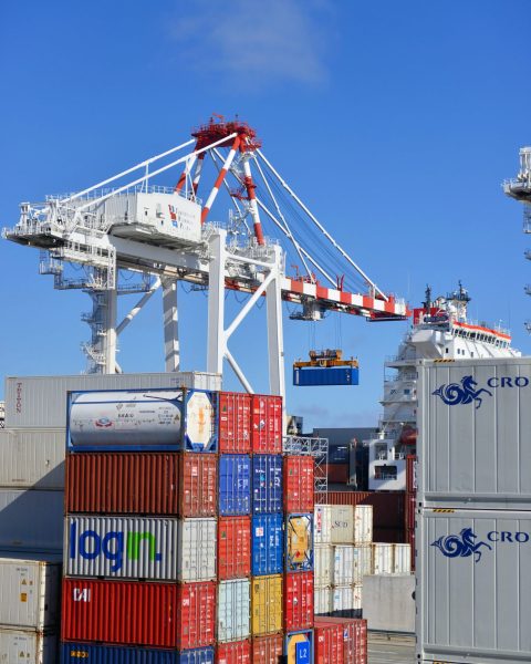 Cargo Containers Trailer Lot